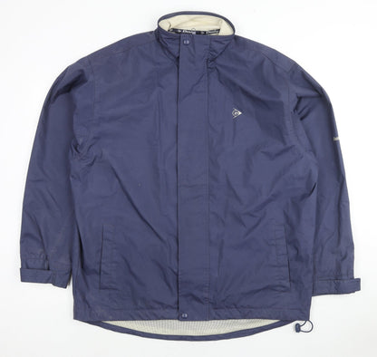 Mens UK Size L Dunlop Blue Rain Coat