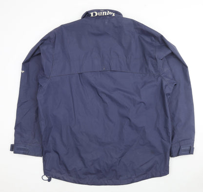 Mens UK Size L Dunlop Blue Rain Coat