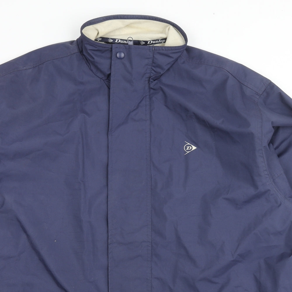 Mens UK Size L Dunlop Blue Rain Coat