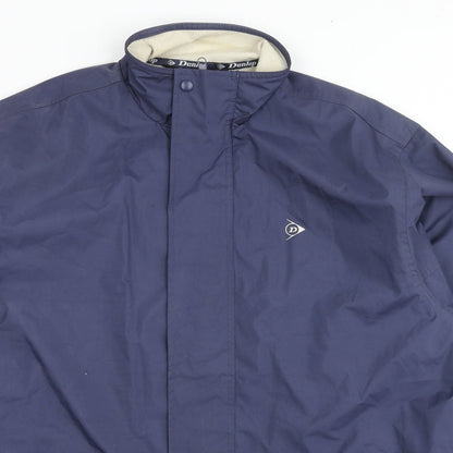 Mens UK Size L Dunlop Blue Rain Coat