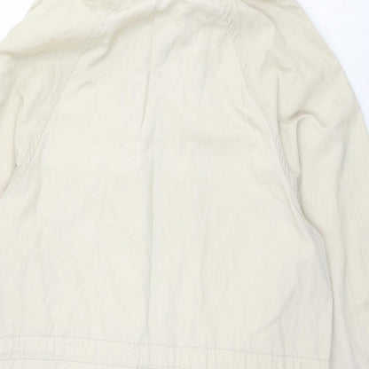 Autograph Womens Beige Parka Jacket Size 14 Zip