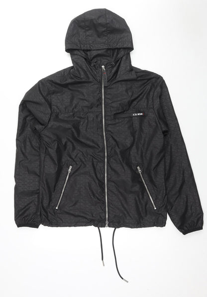 Mens UK Size S Noir Black Jacket