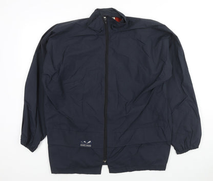 Mens UK Size M Highlander Blue Rain Coat