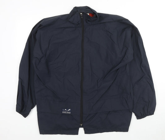 Mens UK Size M Highlander Blue Rain Coat
