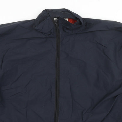Mens UK Size M Highlander Blue Rain Coat