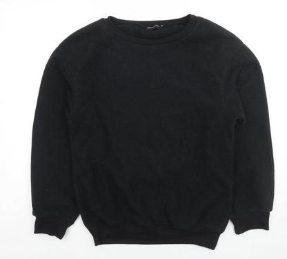 Mens UK Size S PRETTYLITTLETHING Black Pullover Sweatshirt