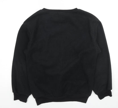 Mens UK Size S PRETTYLITTLETHING Black Pullover Sweatshirt