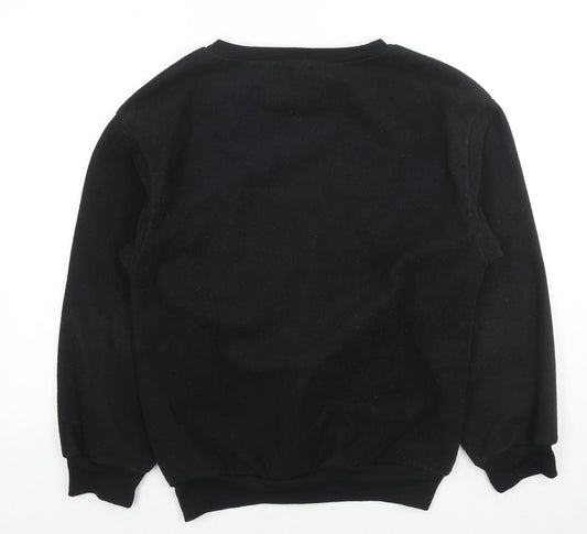Mens UK Size S PRETTYLITTLETHING Black Pullover Sweatshirt