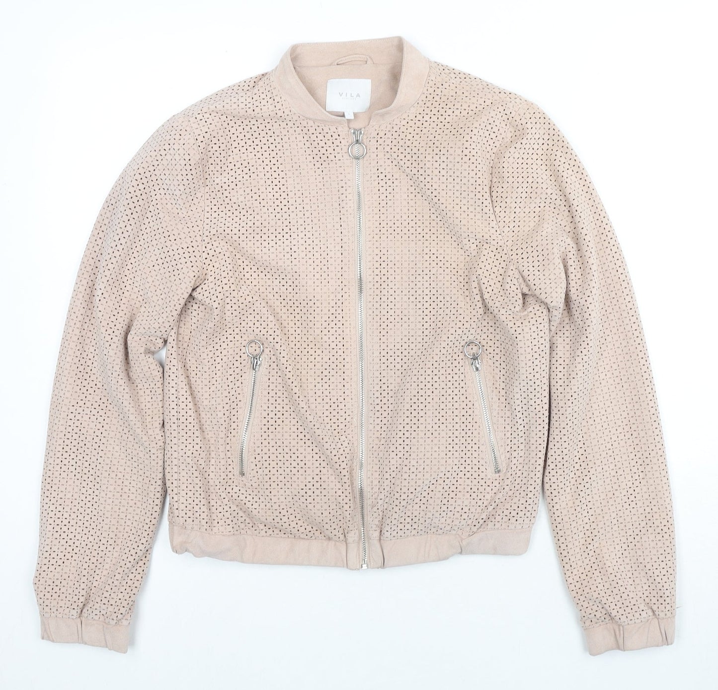 Womens UK Size S VILA Pink Jacket