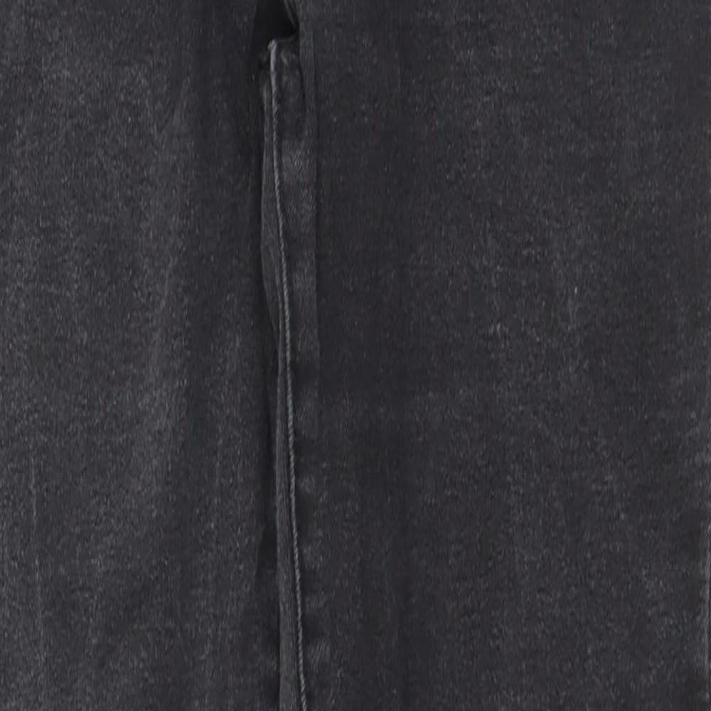 Denim & Co. Womens Black Cotton Skinny Jeans Size 10 L27 in Regular Zip