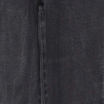 Denim & Co. Womens Black Cotton Skinny Jeans Size 10 L27 in Regular Zip