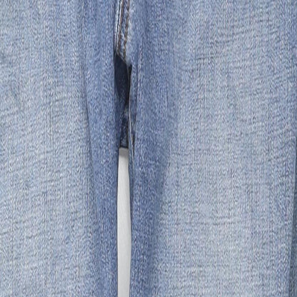 Womens UK Size 8 Marks and Spencer Regular Fit Skinny Blue Jeans