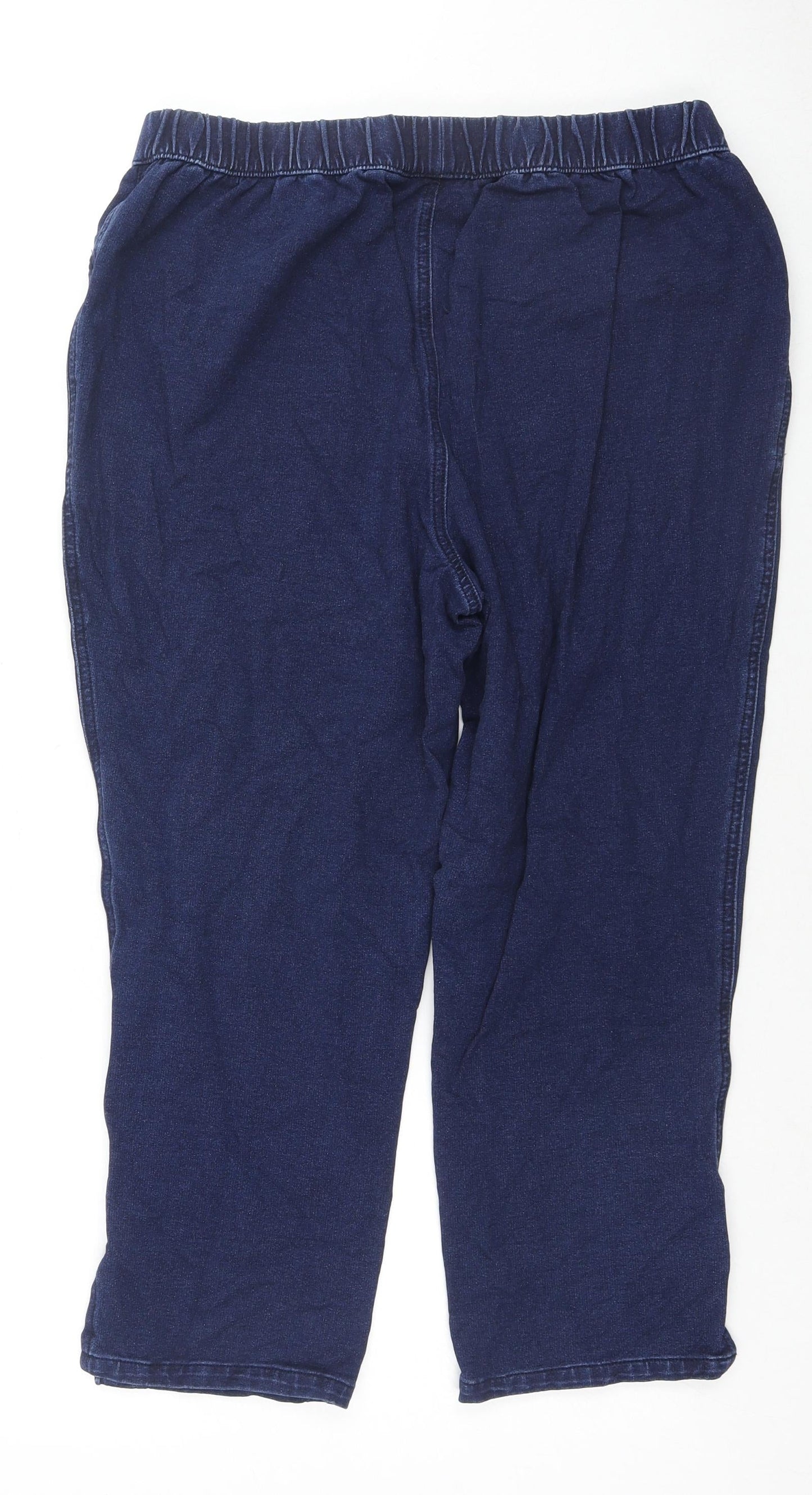 Womens UK Size M Dream Jeans Regular Fit Capri Blue Jeans