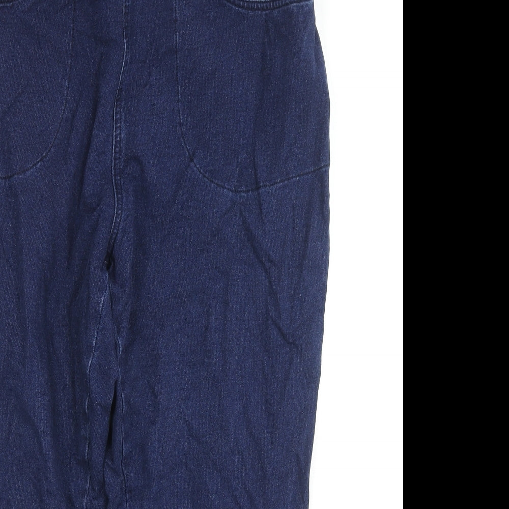 Womens UK Size M Dream Jeans Regular Fit Capri Blue Jeans