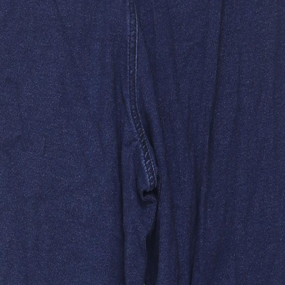Womens UK Size M Dream Jeans Regular Fit Capri Blue Jeans