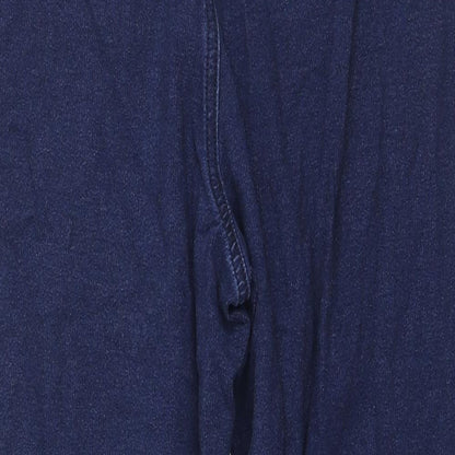 Womens UK Size M Dream Jeans Regular Fit Capri Blue Jeans