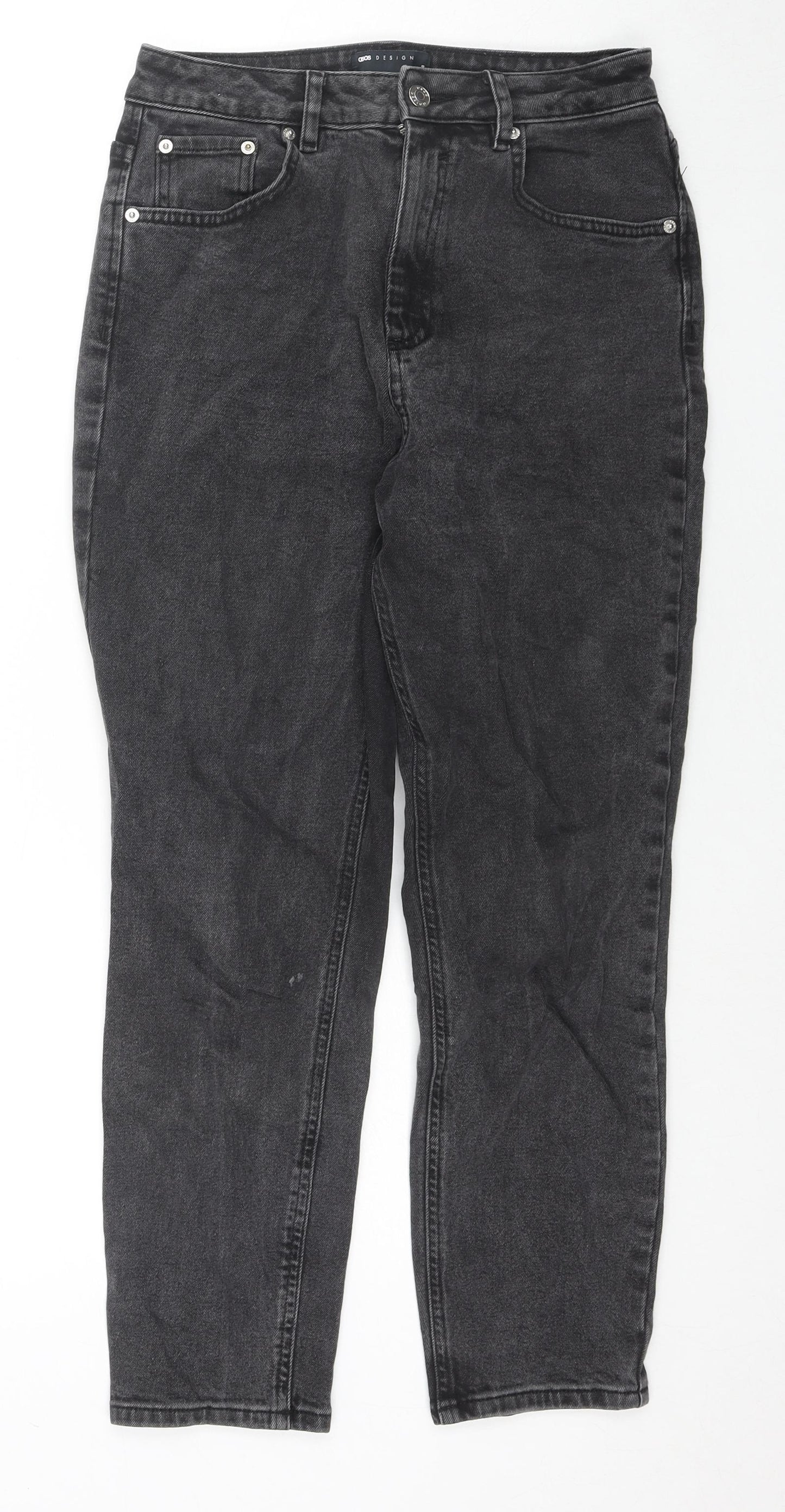 ASOS Womens Black Cotton Skinny Jeans Size 26 in L30 in Regular Zip