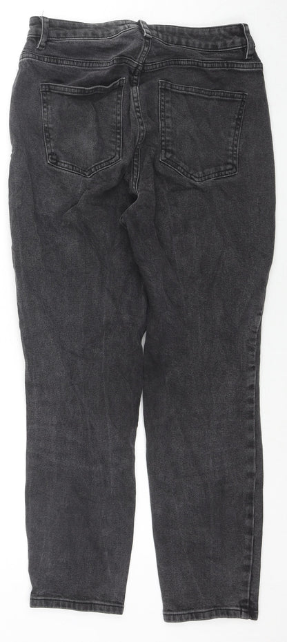 ASOS Womens Black Cotton Skinny Jeans Size 26 in L30 in Regular Zip