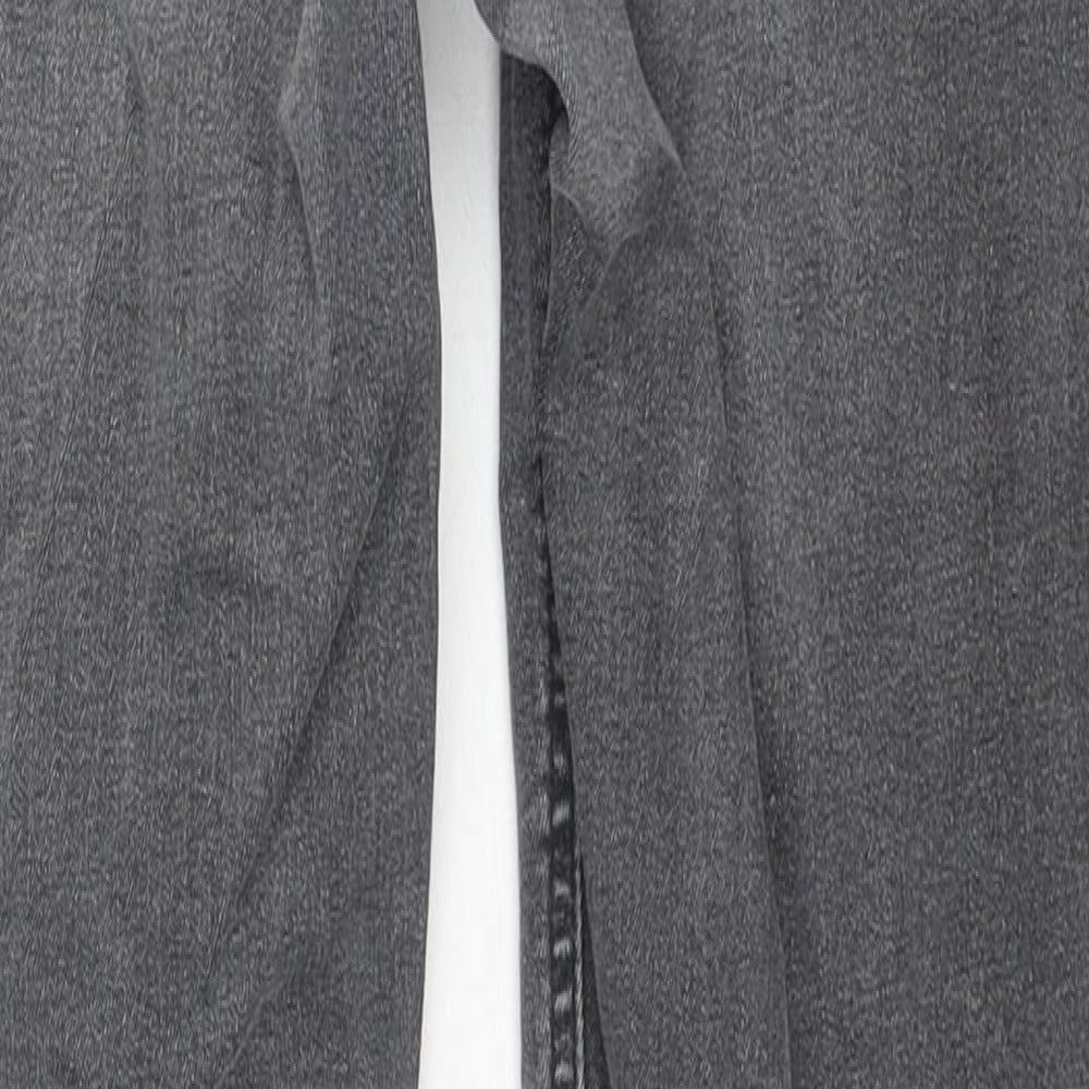 Topshop Womens Grey Cotton Skinny Jeans Size 28 in L32 in Regular Zip