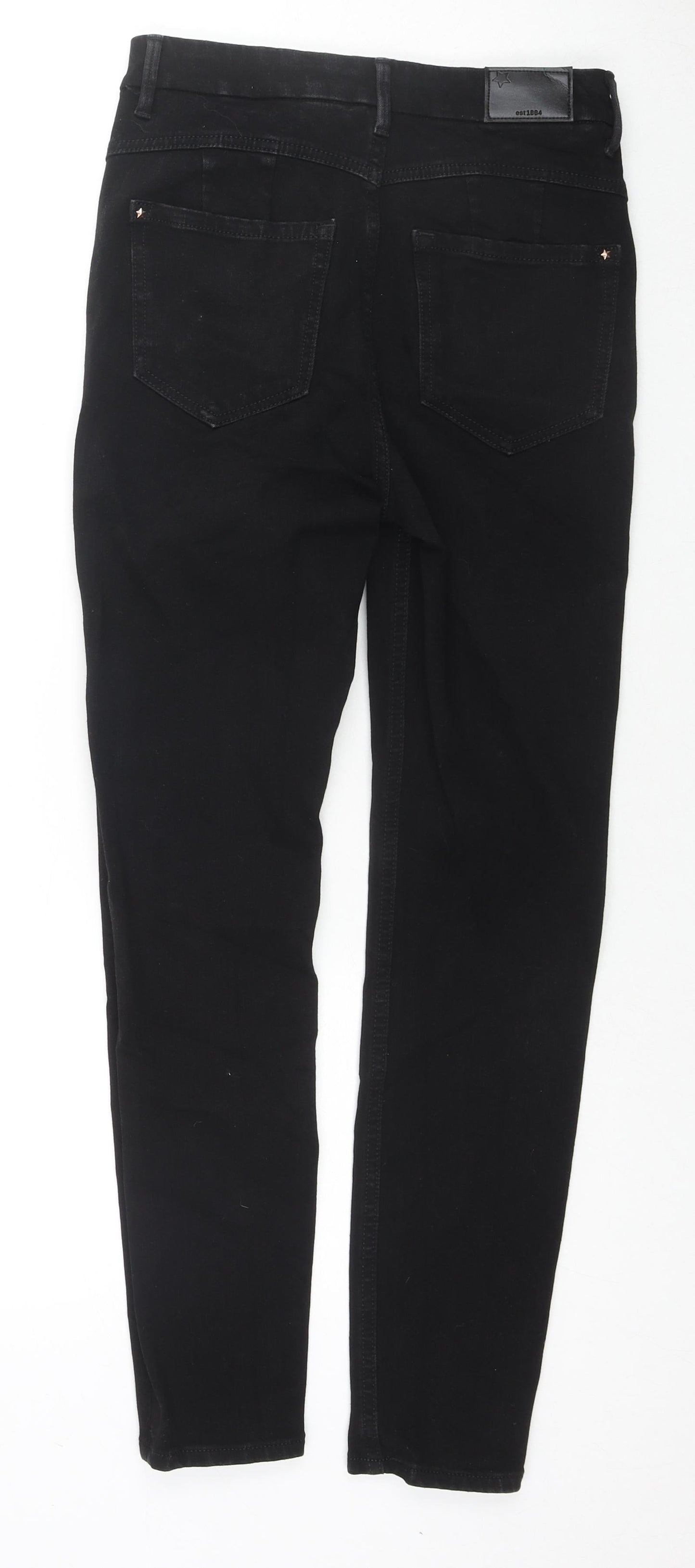 Womens UK Size 8 Marks and Spencer Regular Fit Skinny Black Jeans