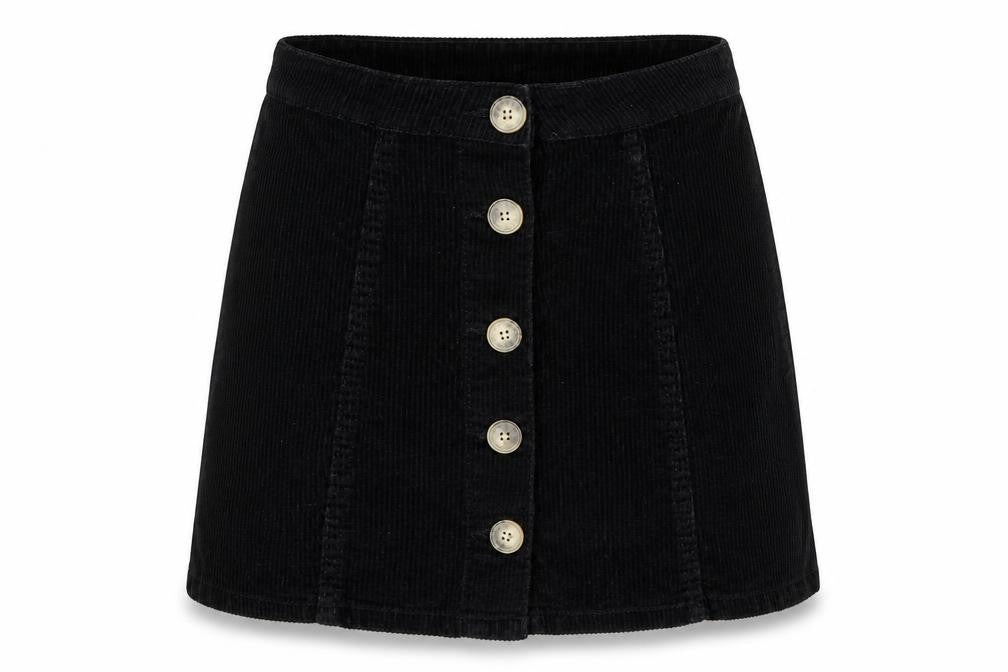 Womens UK Size 8 Denim & Co. A-Line Corduroy Skirt