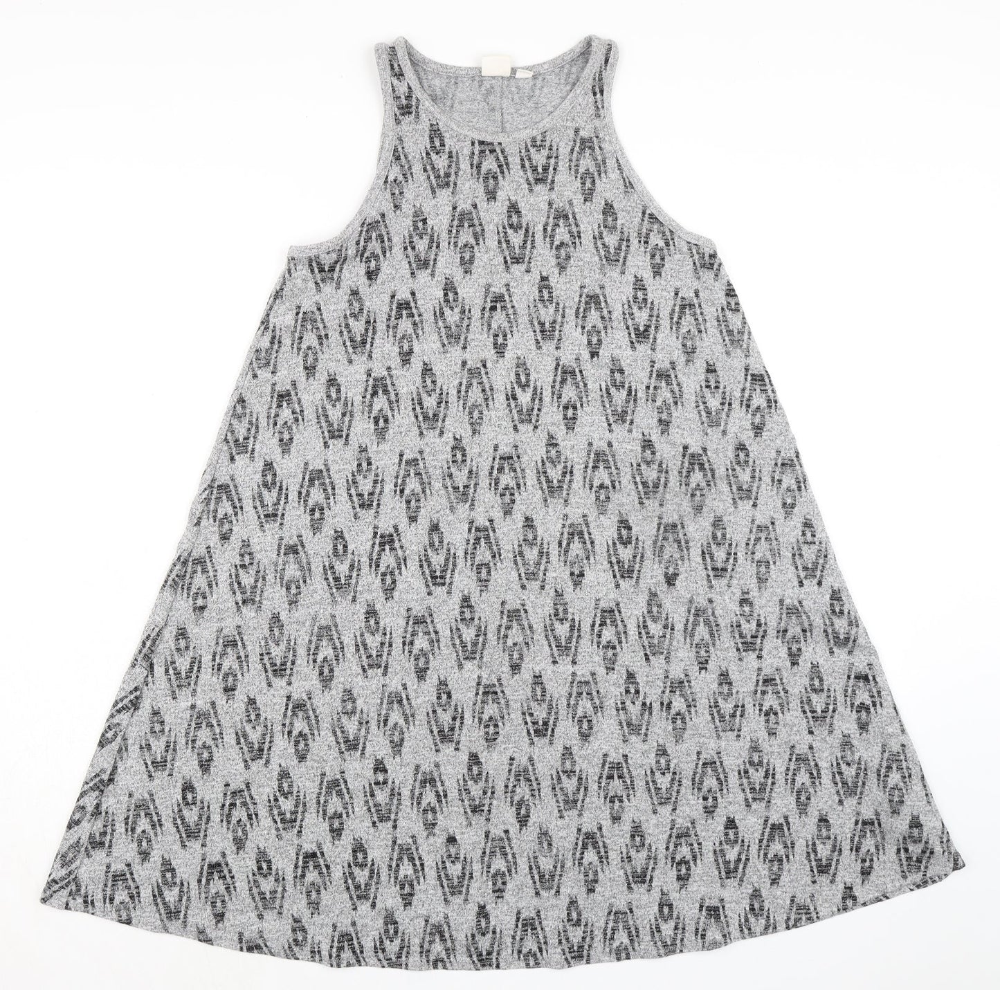 Gap Womens Grey Polyester A-Line Size XS Round Neck Pullover