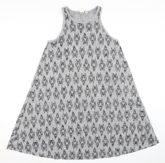 Gap Womens Grey Polyester A-Line Size XS Round Neck Pullover