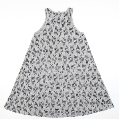 Gap Womens Grey Polyester A-Line Size XS Round Neck Pullover