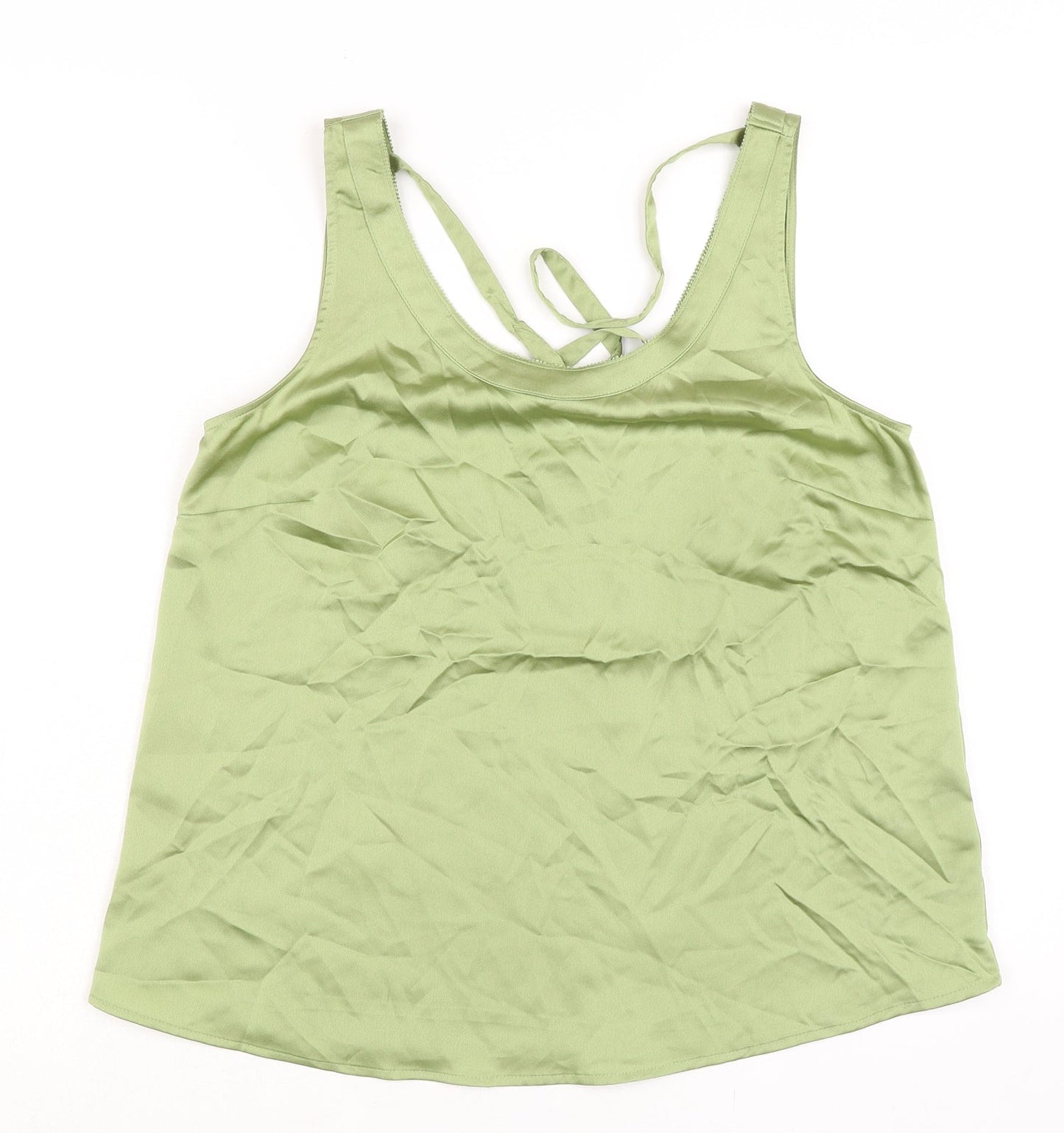 Womens UK Size 10 Marks and Spencer Green Camisole Blouse