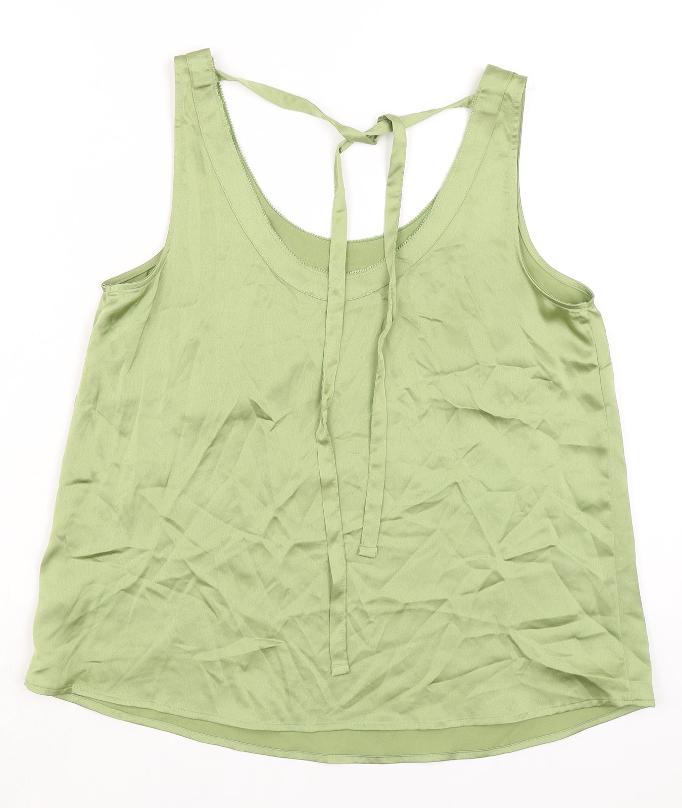 Womens UK Size 10 Marks and Spencer Green Camisole Blouse