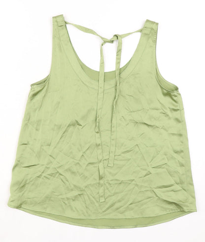 Womens UK Size 10 Marks and Spencer Green Camisole Blouse