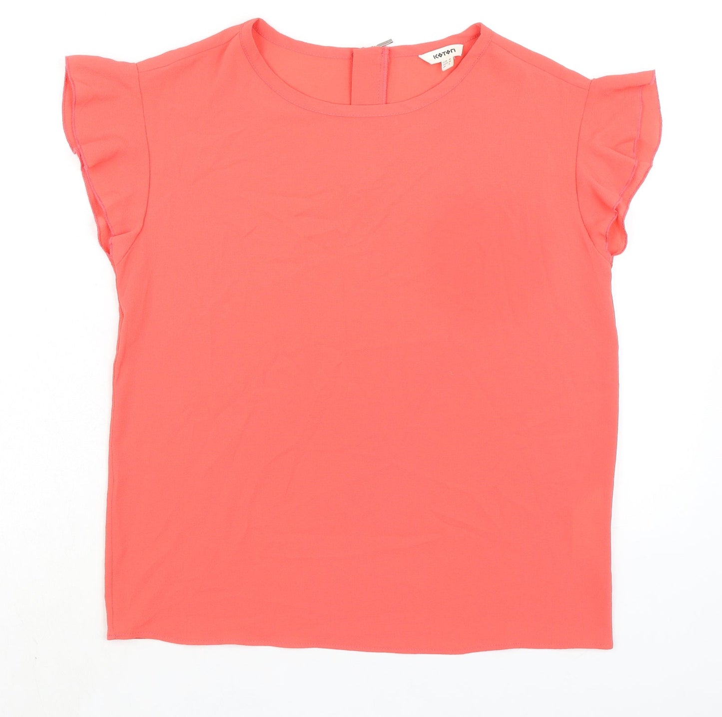Womens UK Size 8 Koton Pink Basic Blouse