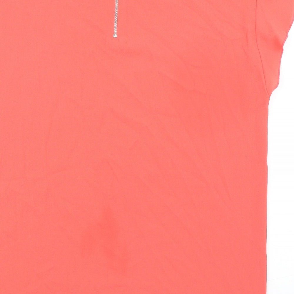 Womens UK Size 8 Koton Pink Basic Blouse