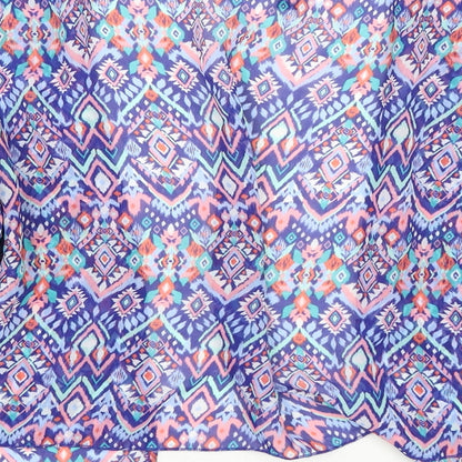 Divided by H&M Womens Multicoloured Polyester Kimono Blouse Size S V-Neck - Shear