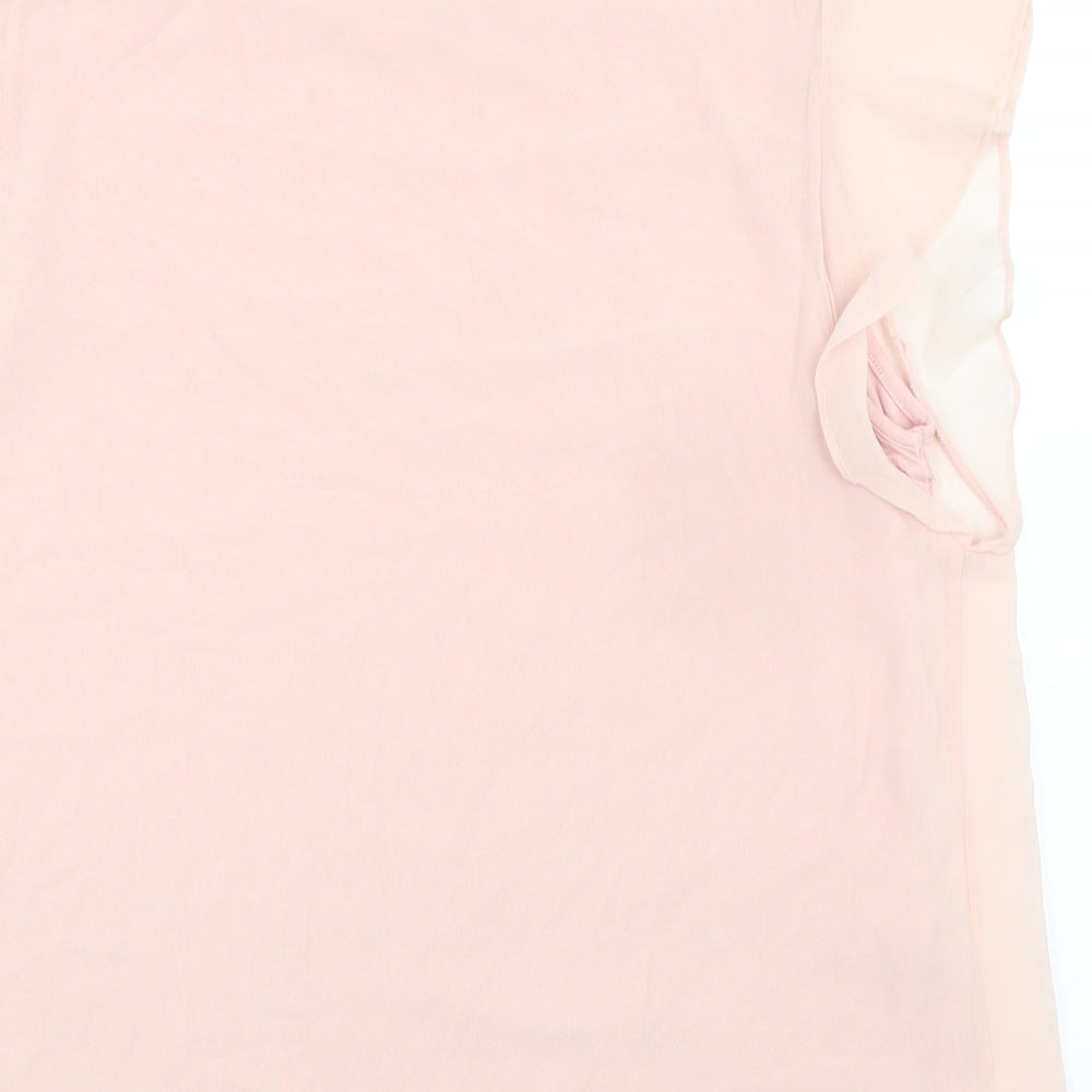 Womens UK Size 16 Debenhams Pink Basic Blouse