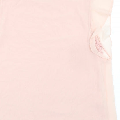 Womens UK Size 16 Debenhams Pink Basic Blouse