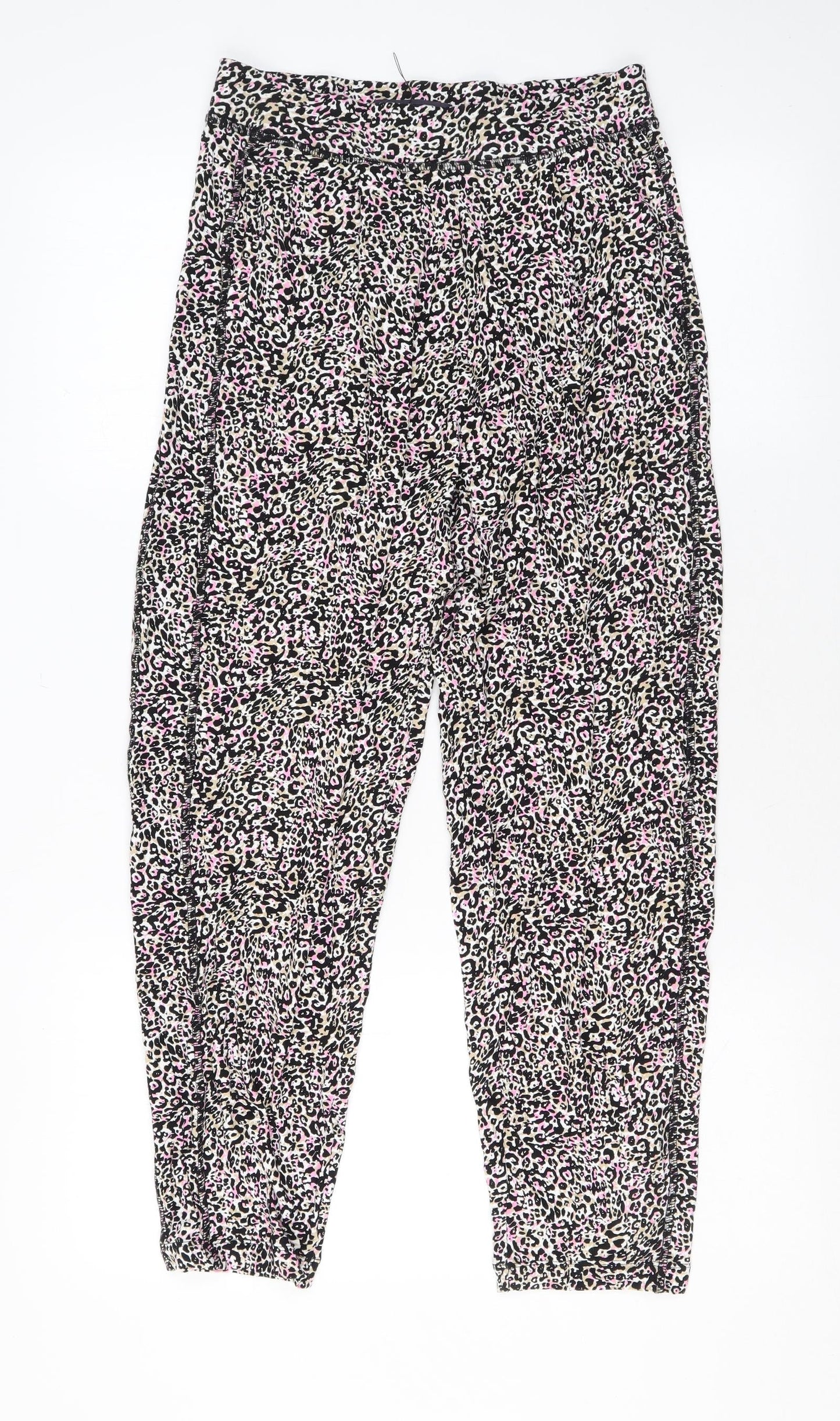 Womens UK Size 8 Marks and Spencer Regular Fit Jogger Multicoloured Trousers