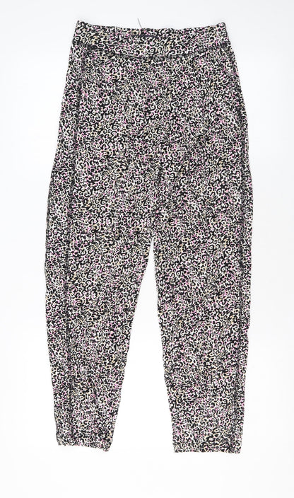 Womens UK Size 8 Marks and Spencer Regular Fit Jogger Multicoloured Trousers