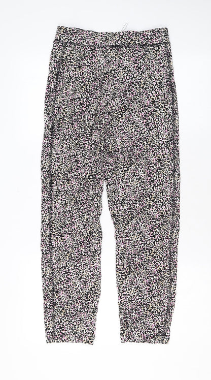 Womens UK Size 8 Marks and Spencer Regular Fit Jogger Multicoloured Trousers