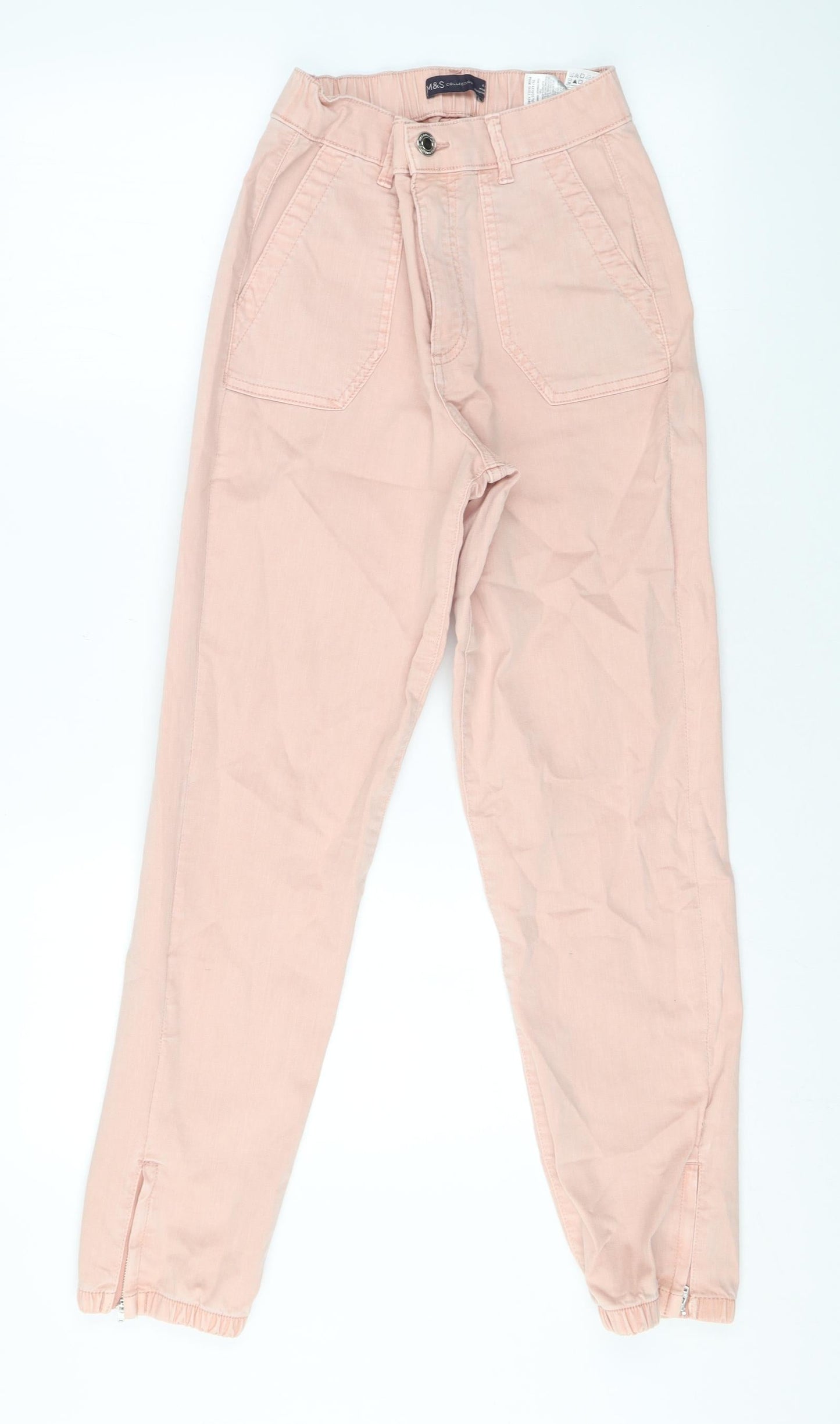 Womens UK Size 6 Marks and Spencer Regular Fit Skinny Pink Jeans