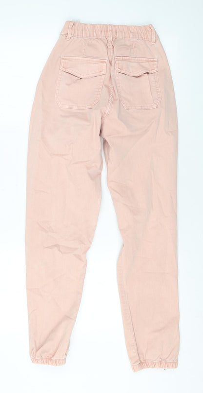 Womens UK Size 6 Marks and Spencer Regular Fit Skinny Pink Jeans