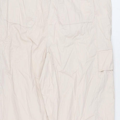 Womens UK Size 20 Marks and Spencer Regular Fit Cargo Pink Trousers