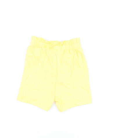 Marks and Spencer Girls Yellow Cotton Shorts Outfit/Set Size 6-9 Months Pullover