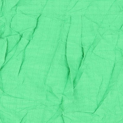 Womens UK Size 8 Marks and Spencer Green Basic Button-Up