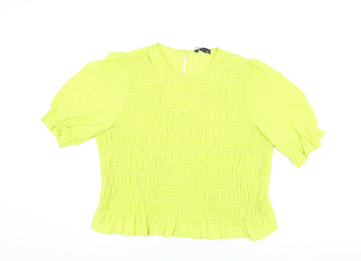 Womens UK Size 20 Marks and Spencer Green Basic Blouse