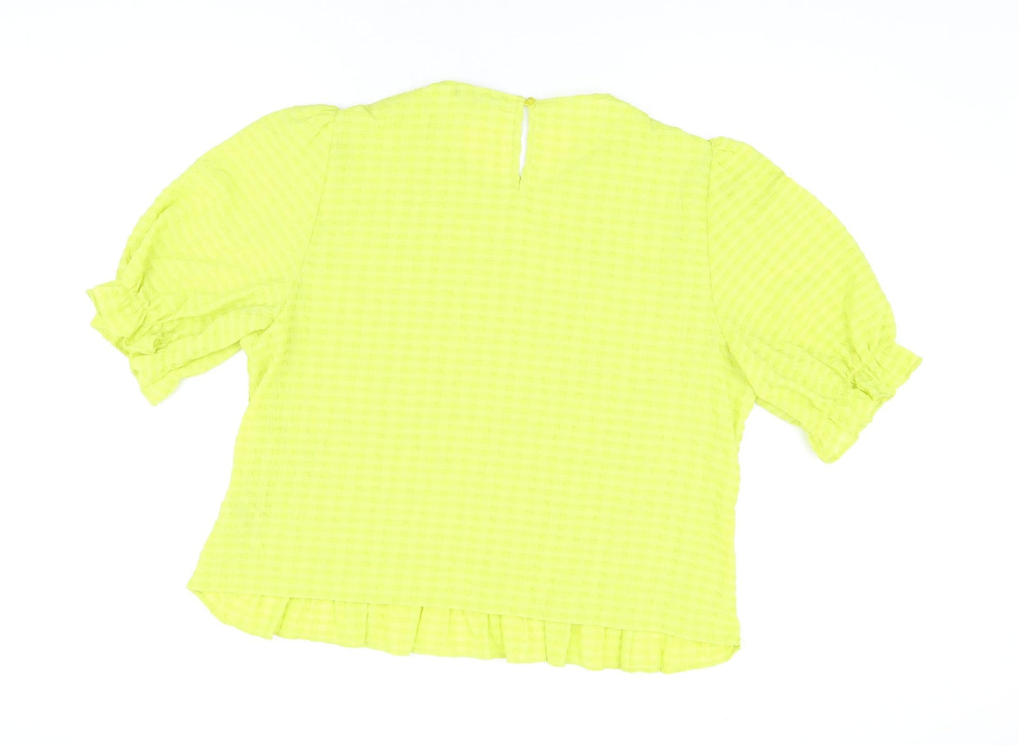 Womens UK Size 20 Marks and Spencer Green Basic Blouse