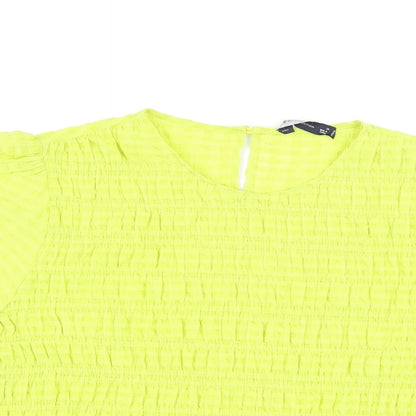 Womens UK Size 20 Marks and Spencer Green Basic Blouse
