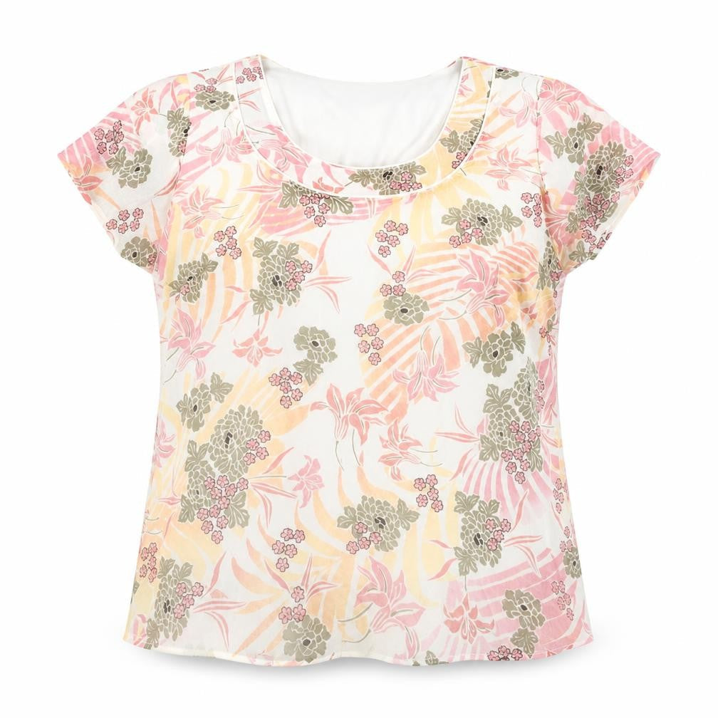 Womens UK Size 14 Autonomy Multicoloured Basic Blouse