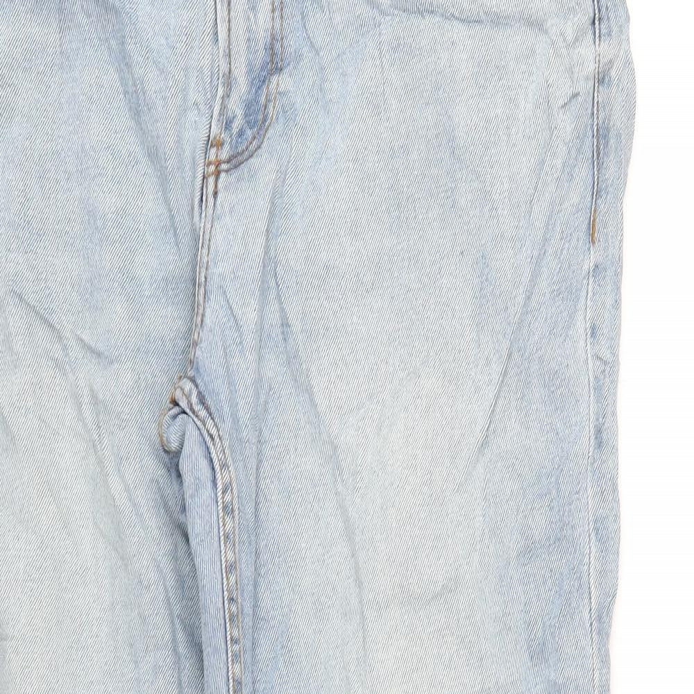 Maine Mens Blue Cotton Straight Jeans Size 34 in L29 in Regular Zip