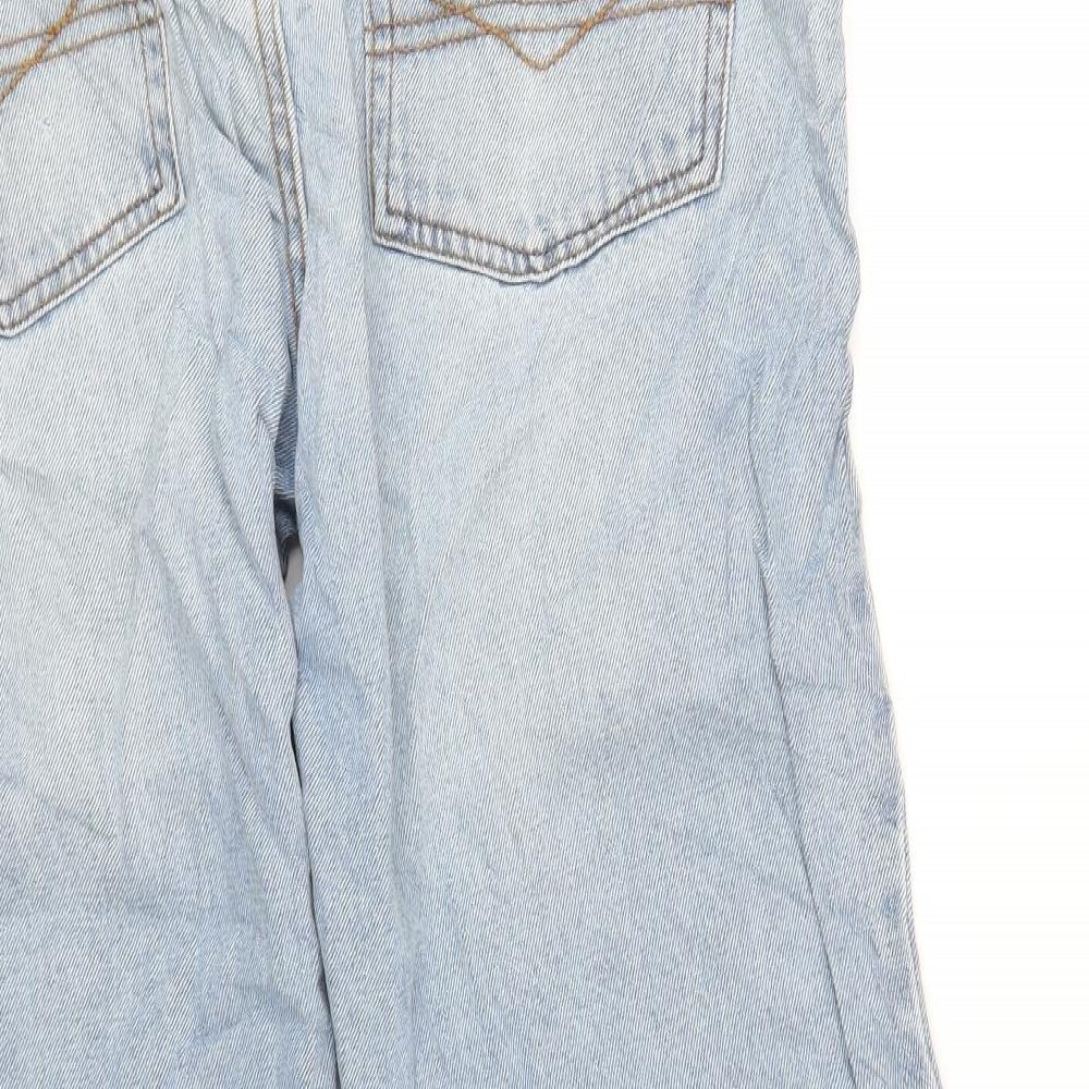 Maine Mens Blue Cotton Straight Jeans Size 34 in L29 in Regular Zip